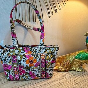 VERA BRADLEY Mandy TEA GARDEN Purse Handbag Tote Shoulder Bag #11450-114